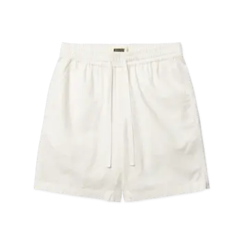 Woodbird Bommy Linen Shorts 'Off White'