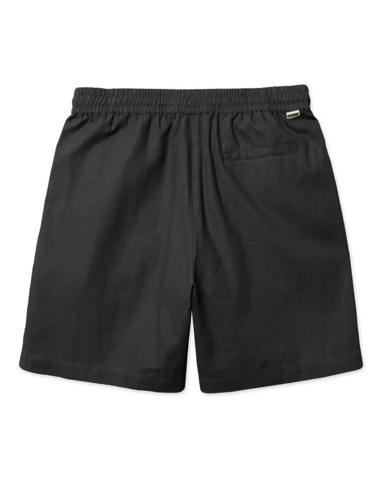 Woodbird Bommy Linen Shorts 'Black'