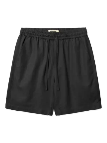 Woodbird Bommy Linen Shorts 'Black'