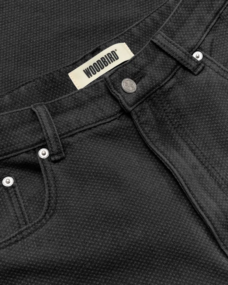 Woodbird Yuto Punch Shorts 'Black'