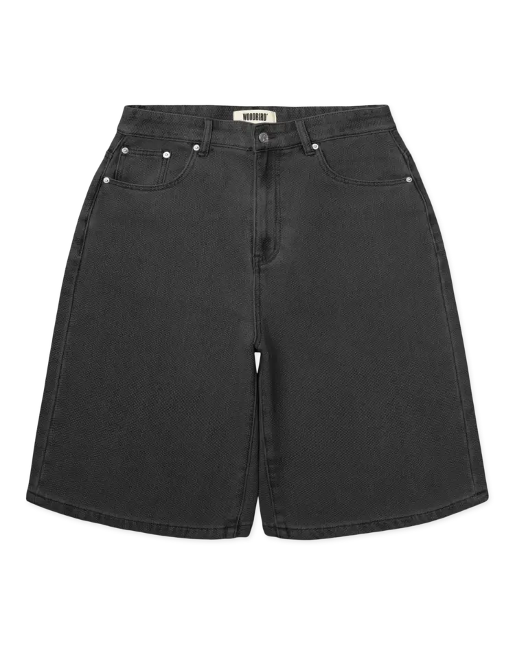 Woodbird Yuto Punch Shorts 'Black'