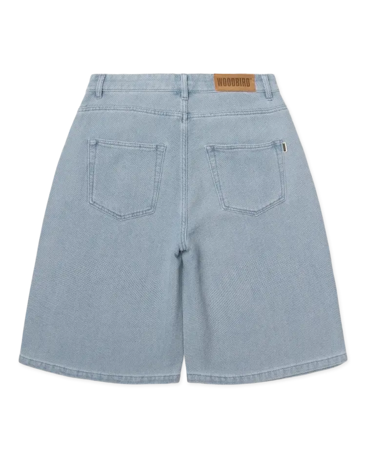 Woodbird Yuto Punch Shorts 'Light Blue'