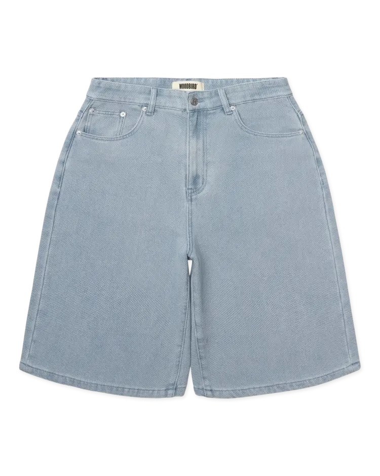 Woodbird Yuto Punch Shorts 'Light Blue'
