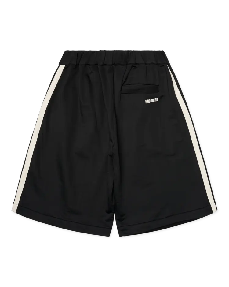Woodbird Chang Track Shorts 'Black'