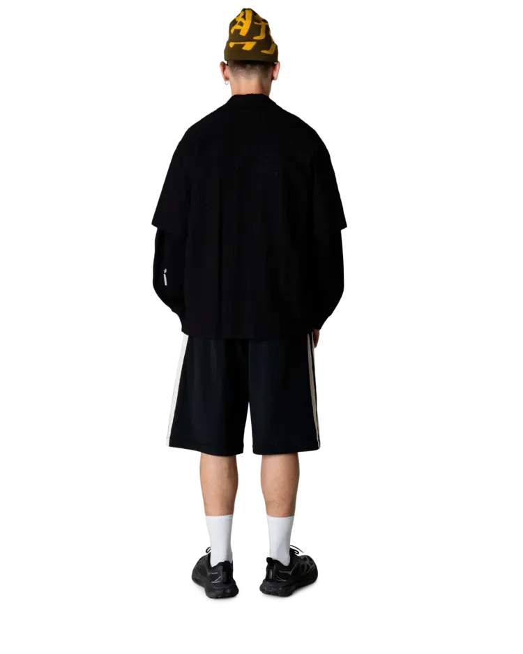 Woodbird Chang Track Shorts 'Black'