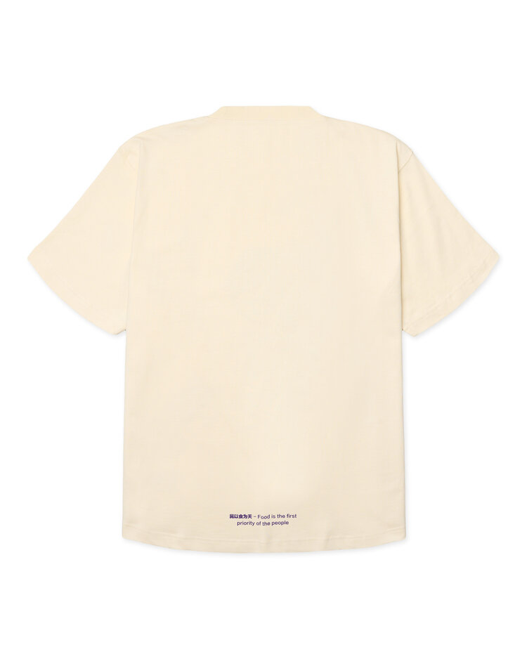 Woodbird Baine Cube T-Shirt 'Off White'