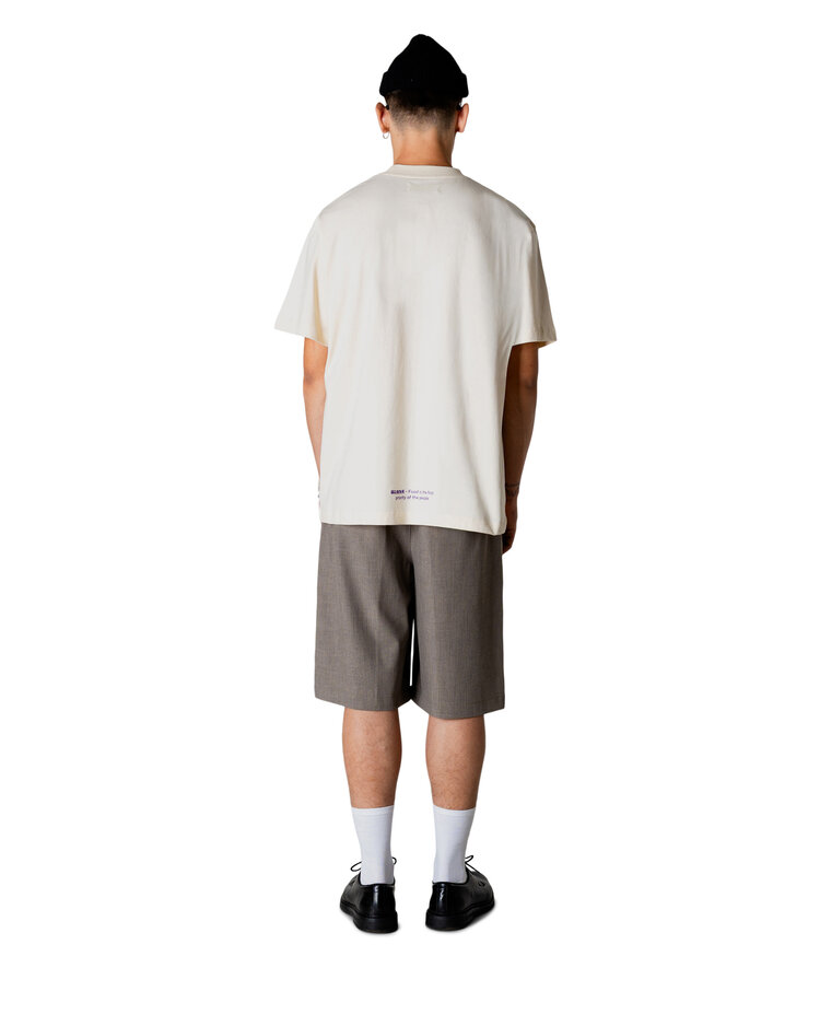 Woodbird Baine Cube T-Shirt 'Off White'