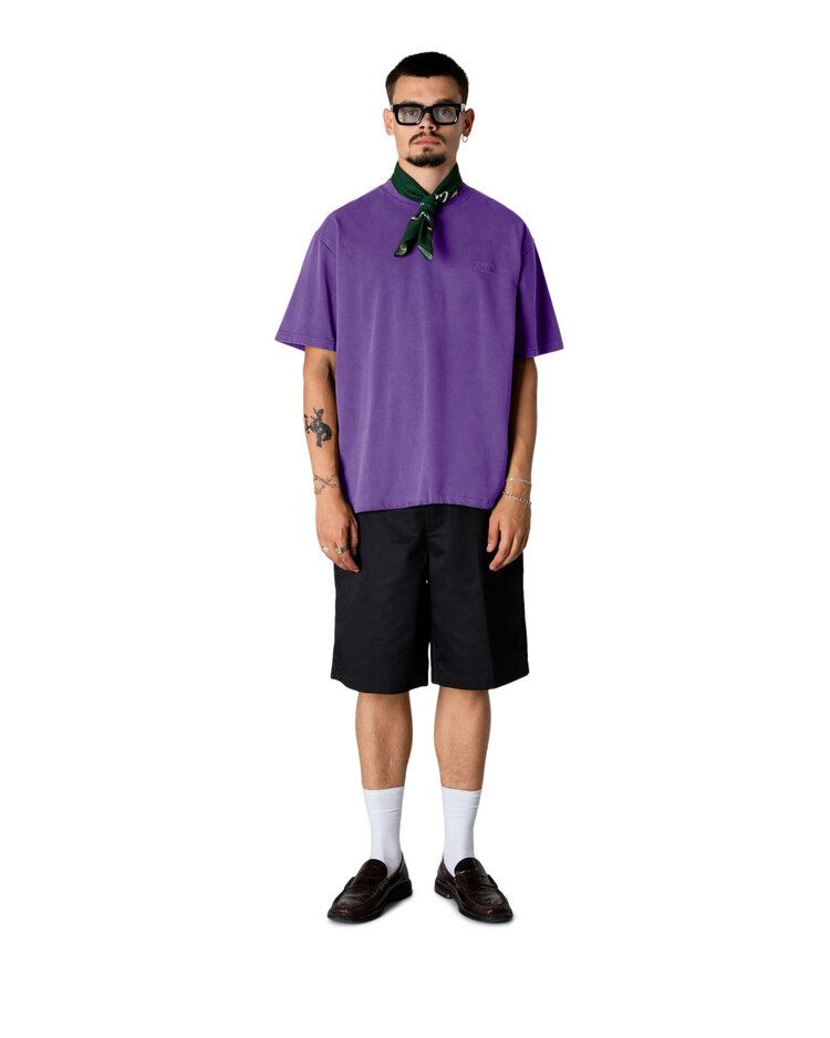 Woodbird Warp Acid T-Shirt 'Washed Purple'