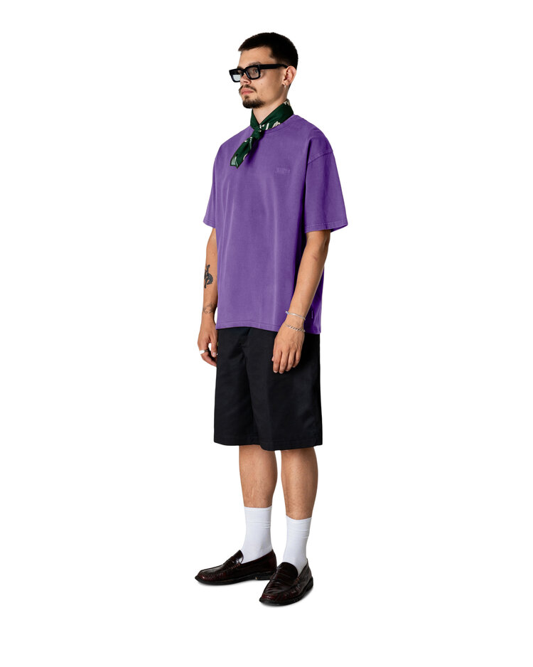 Woodbird Warp Acid T-Shirt 'Washed Purple'