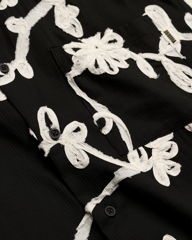 Woodbird Wang Bind Shirt 'Black'