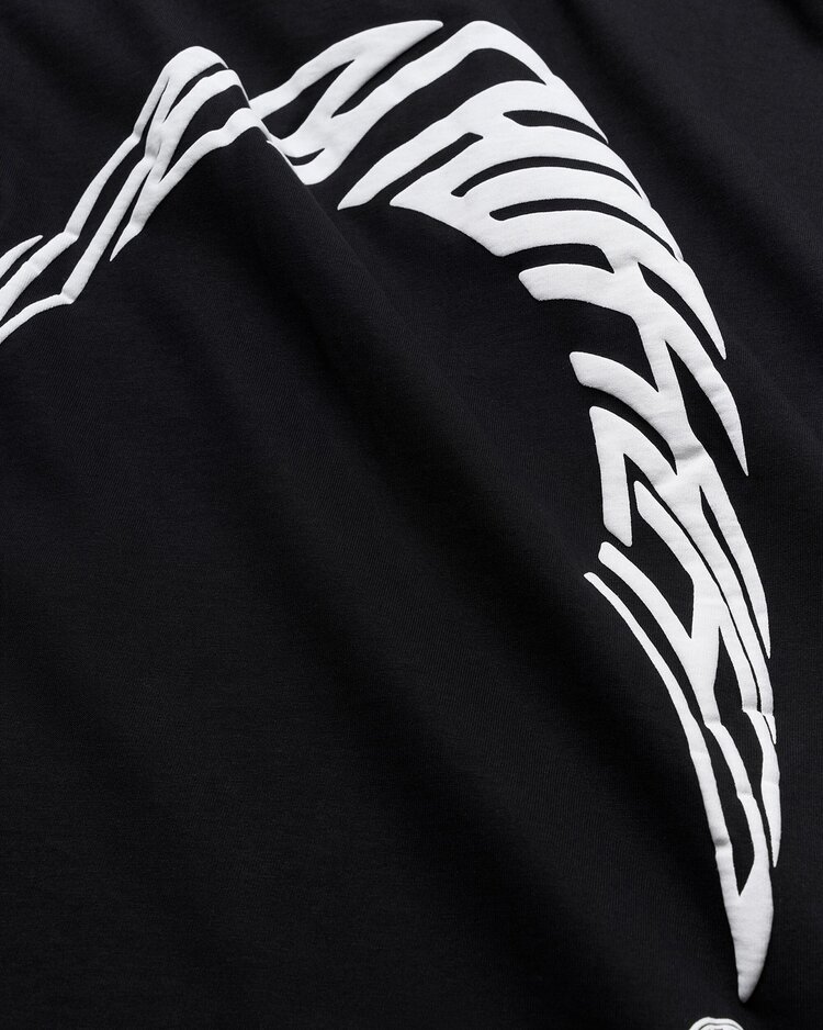 Woodbird Beam LS Warp T-Shirt 'Black'