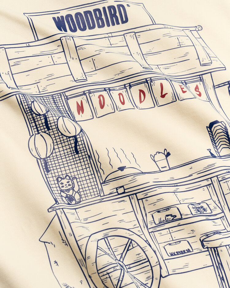 Woodbird Cane Cart Crew 'Off White'