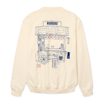 Woodbird Cane Cart Crew 'Off White'