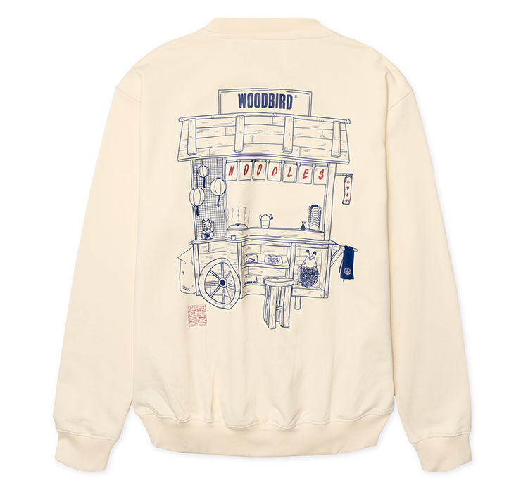 Woodbird Cane Cart Crew 'Off White'