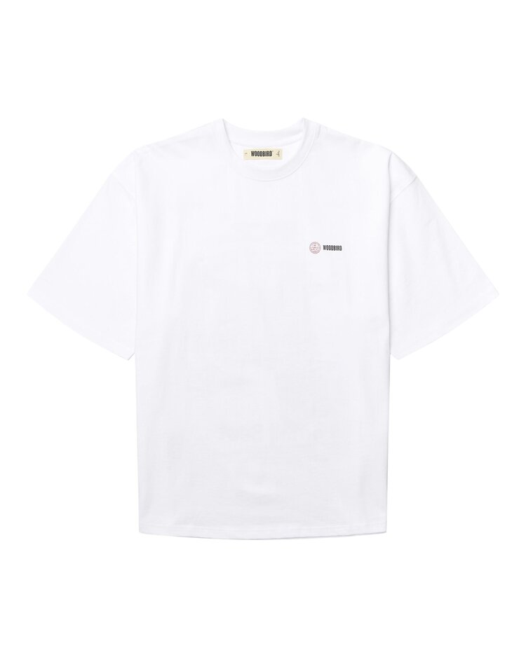 Woodbird Beam Seat T-Shirt 'White'