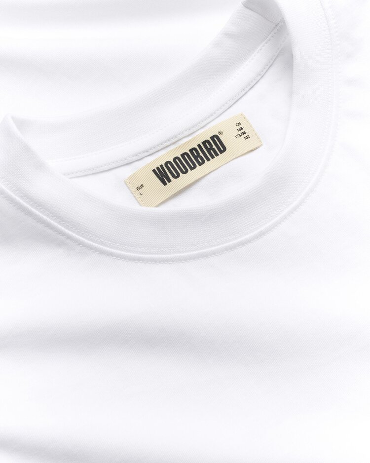 Woodbird Beam Seat T-Shirt 'White'