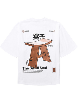Woodbird Beam Seat T-Shirt 'White'