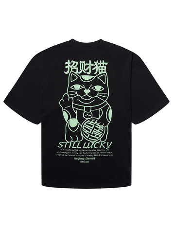 Woodbird Beam Lucky T-Shirt 'Black'