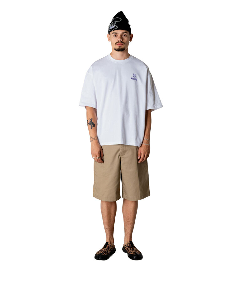 Woodbird Beam Lucky T-Shirt 'White'