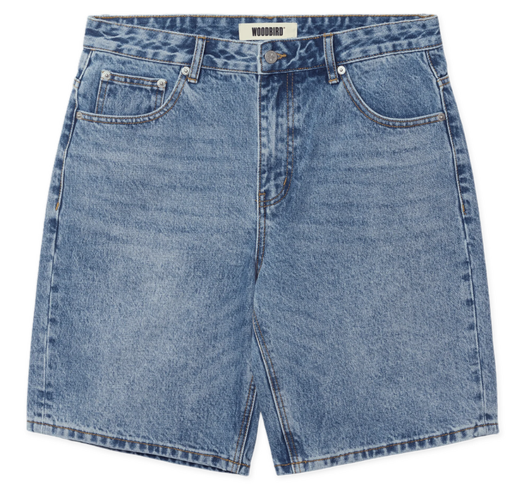 Woodbird Rami Orig Shorts 'Blue Washed'