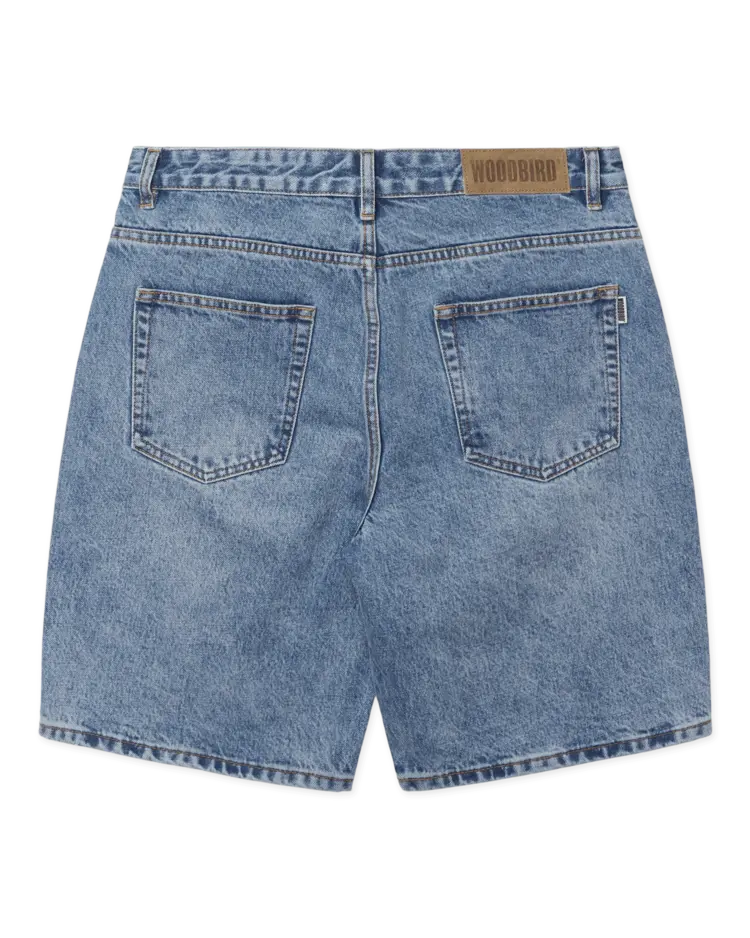 Woodbird Rami Orig Shorts 'Blue Washed'