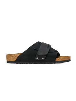 Birkenstock Kyoto Suede Leve 'Black'