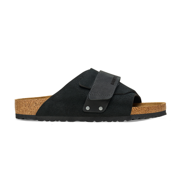 Birkenstock Kyoto Suede Leve 'Black'
