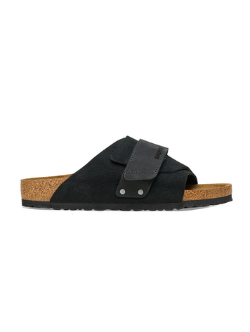 Birkenstock Kyoto Suede Leve 'Black'