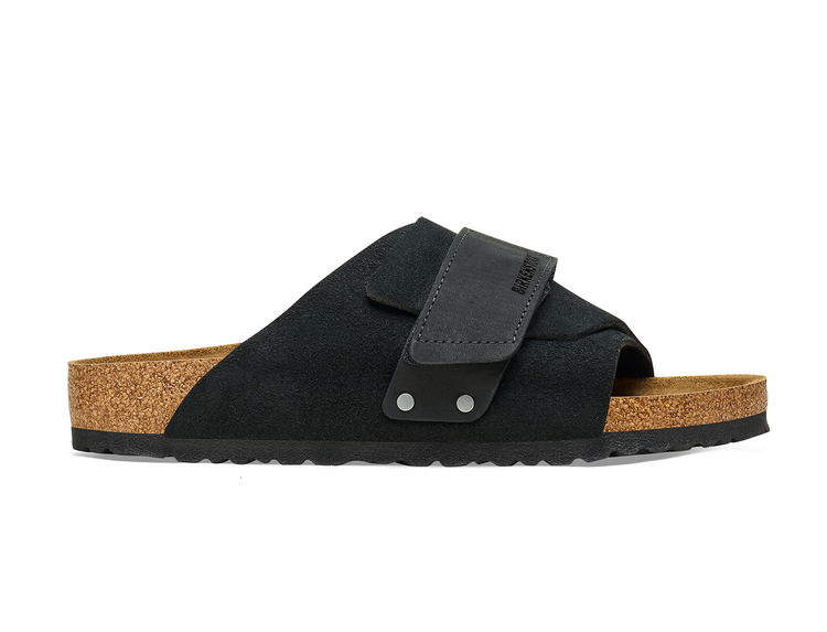 Birkenstock Kyoto Suede Leve 'Black'