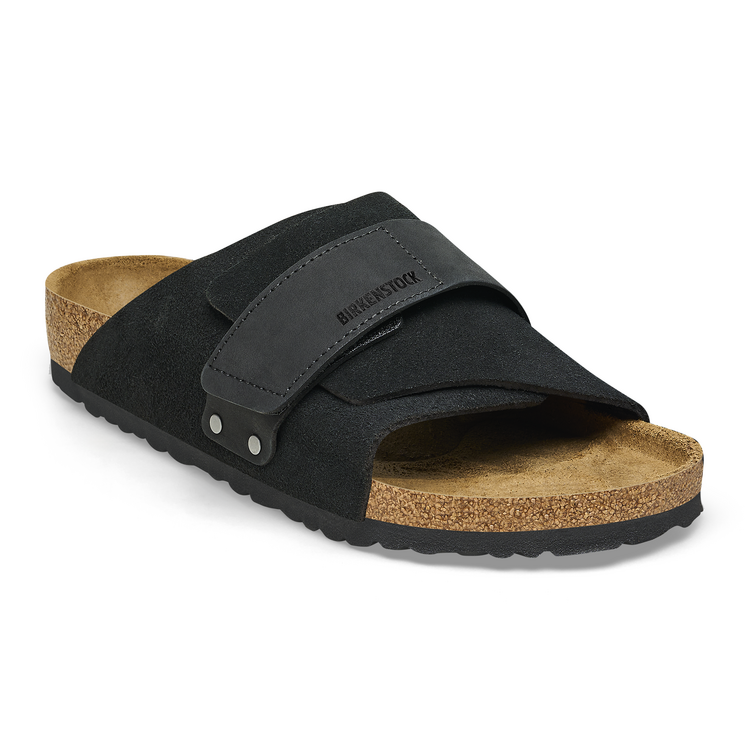 Birkenstock Kyoto Suede Leve 'Black'