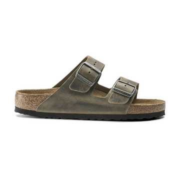 Birkenstock Arizona SFB Oiled Leather 'Faded Khaki'