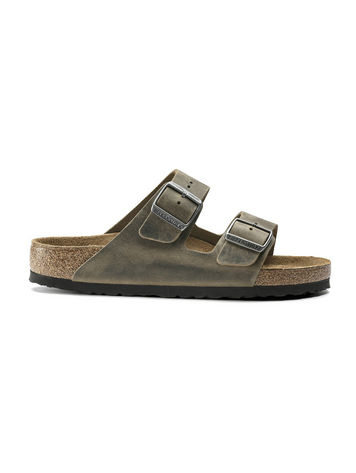 Birkenstock Arizona SFB Oiled Leather 'Faded Khaki'