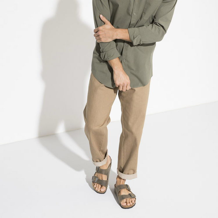 Birkenstock Arizona SFB Oiled Leather 'Faded Khaki'