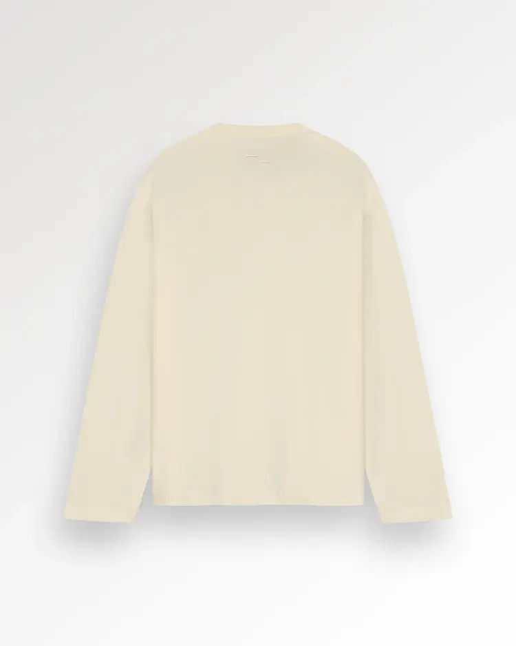 Filling Pieces Longsleeve Boxy Embroidered 'Anitque White'