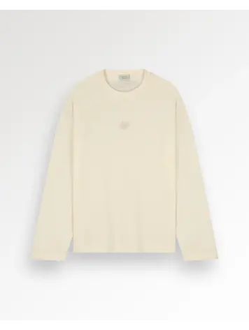 Filling Pieces Longsleeve Boxy Embroidered 'Anitque White'