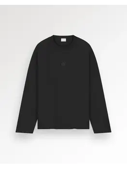 Filling Pieces Longsleeve Boxy Embroidered 'Black'
