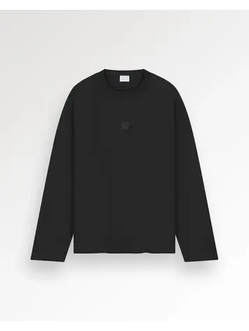 Filling Pieces Longsleeve Boxy Embroidered 'Black'