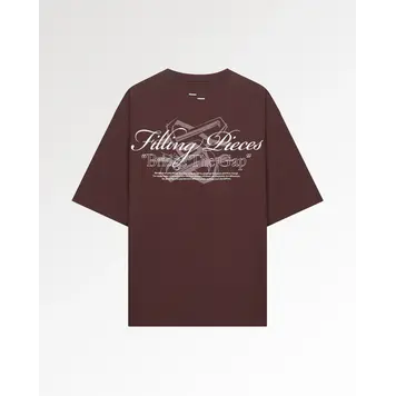 Filling Pieces T-Shirt Boxy Bridge The Gap 'Bitter Chocolate'
