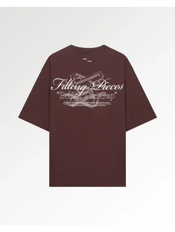 Filling Pieces T-Shirt Boxy Bridge The Gap 'Bitter Chocolate'