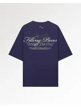Filling Pieces T-Shirt Boxy Bridge The Gap 'Maritime Blue'