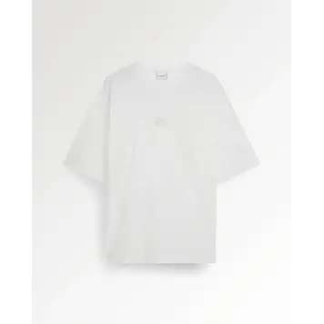 Filling Pieces T-Shirt Boxy Embroidered 'White'