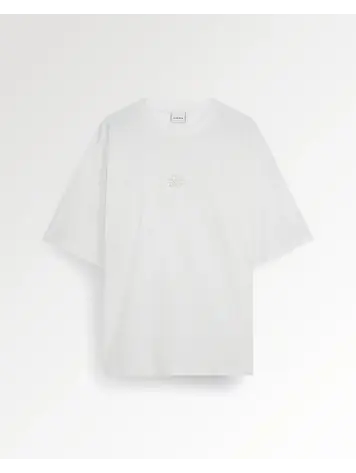 Filling Pieces T-Shirt Boxy Embroidered 'White'
