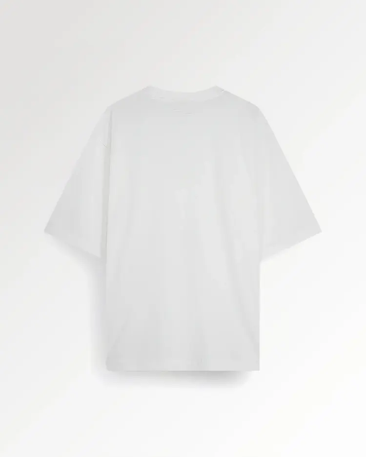 Filling Pieces T-Shirt Boxy Embroidered 'White'