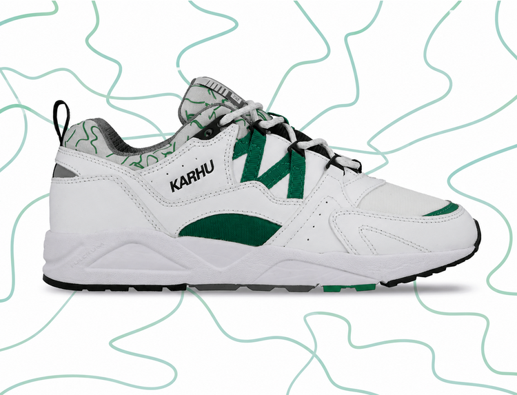 Karhu Fusion 2.0 OG 'White / Ultramarine Green'
