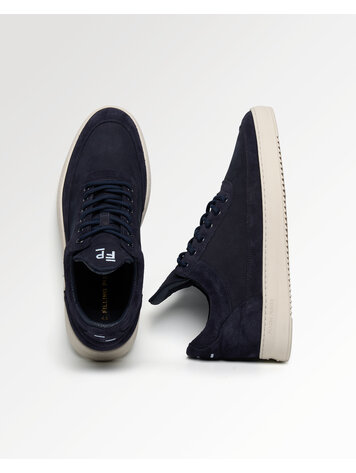 Filling Pieces Low Top Suede Grain 'Navy'
