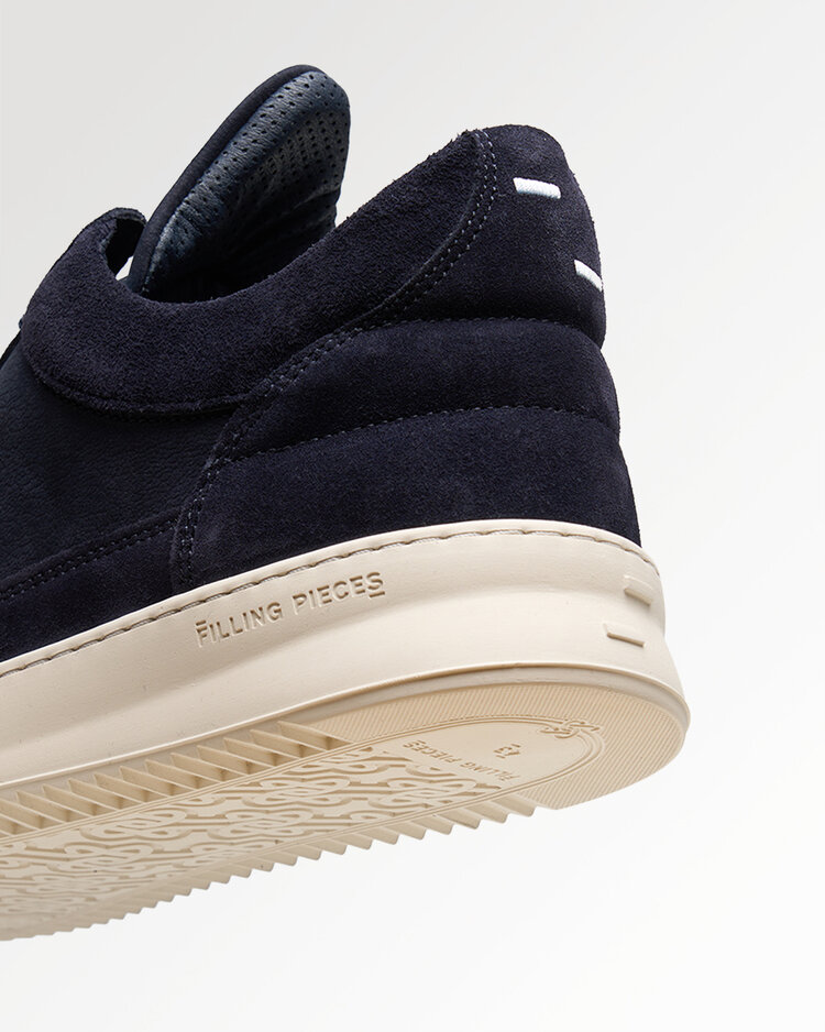 Filling Pieces Low Top Suede Grain 'Navy'