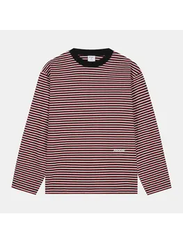Pockies Striped Longsleeve 'Red / Faux Black / Off White'