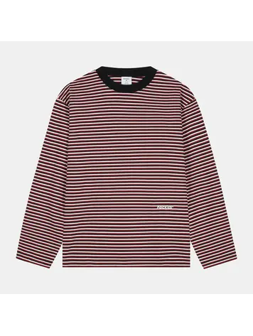 Pockies Striped Longsleeve 'Red / Faux Black / Off White'