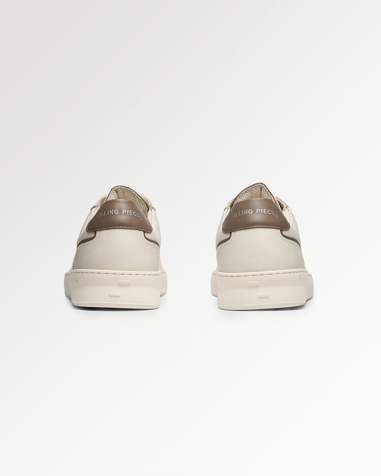 Filling Pieces Filling Pieces Mondo Premium Leren Sneaker Stack Nappa 'Off White'