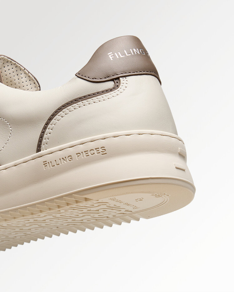 Filling Pieces Filling Pieces Mondo Premium Leren Sneaker Stack Nappa 'Off White'